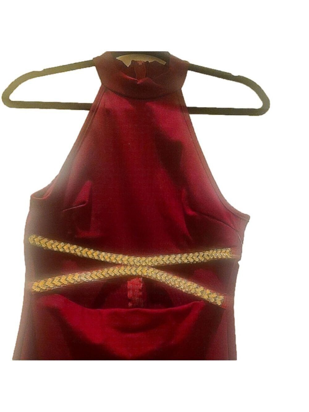 Charlotte Russe Peekaboo gold detail dress! - Picture 4 of 8
